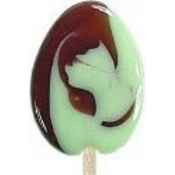 Melville Candy Coffee Spoon, Swirl Mocha Mint, 0.4oz (11g) - 3 Spoons