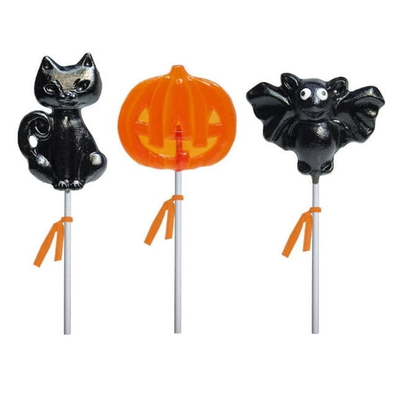Melville Candy Halloween Cheerful Lollipop, 3 Pops
