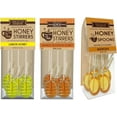 Melville Honey Spoon Bundle Pack of 3 Flavors Honey Dipper, Manuka, Lemon, Orange Blossom 15
