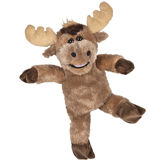 Melvin the Moose 8 Inch Plush, Soft Forest Animal, Huggable Woodland Creature