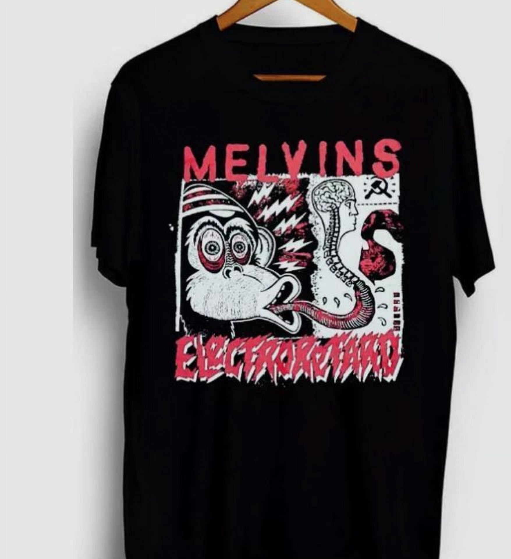 Melvins Black T Shirt cotton unisex all sizes New hot Walmart