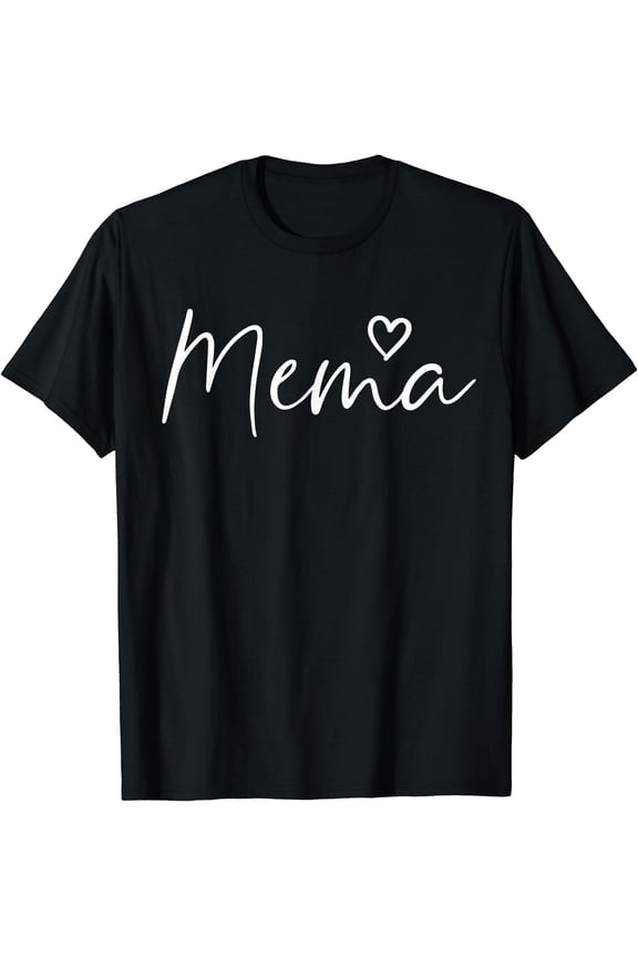 Mema Gifts For Women Grandma Heart Mother'S Day Mema T-Shirt, Unisex T-Shirt