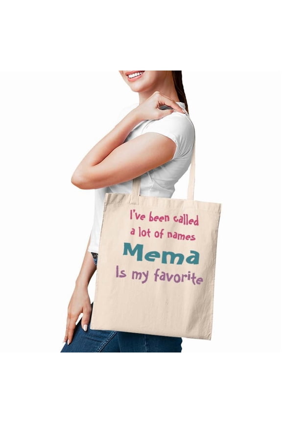 Mema Grandma Gift Mema Is My Favorite Tote Bags