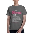 thumbnail image 1 of Mema Grandma Gift The Mema Code Men'S Basic Short Sleeve T-Shirt Deep Heather 5x-Large, 1 of 5