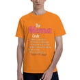 thumbnail image 1 of Mema Grandma Gift The Mema Code Men'S Basic Short Sleeve T-Shirt Orange Medium, 1 of 5