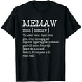 thumbnail image 1 of Memaw Definition Grandma Mother Day Gifts Women T-Shirt, 1 of 3