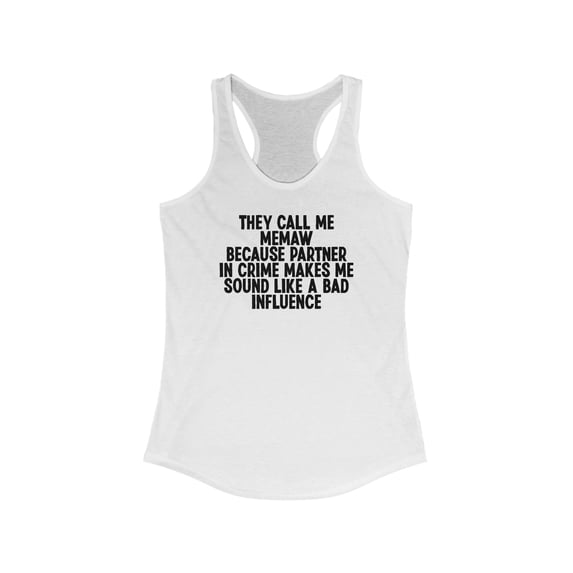 Memaw Mother's Day Mom Grandma Tank Top Gifts Shirt Womens Sleeveless