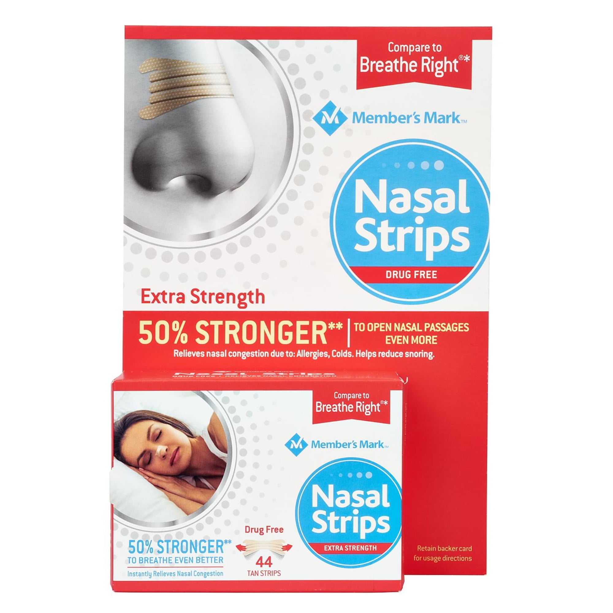 Breathe Right Original Nasal Strips Clear Sm/Med For Sensitive Skin  Drug-Free Snoring, 30 Count - Fred Meyer