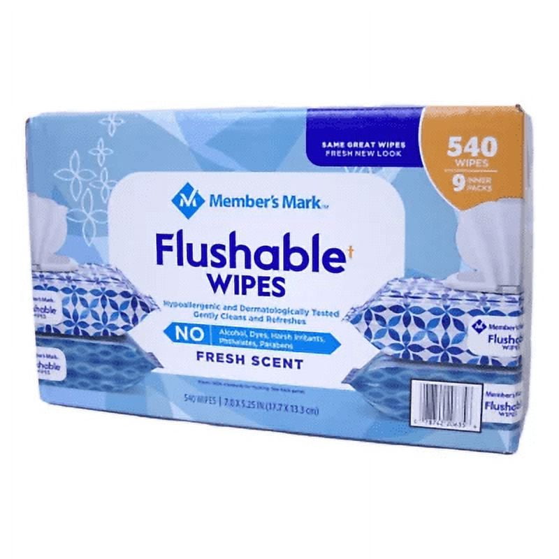 Member‘S Mark Flushable Scented Wipes (60 Wipes/Pk. 9 Pk.)