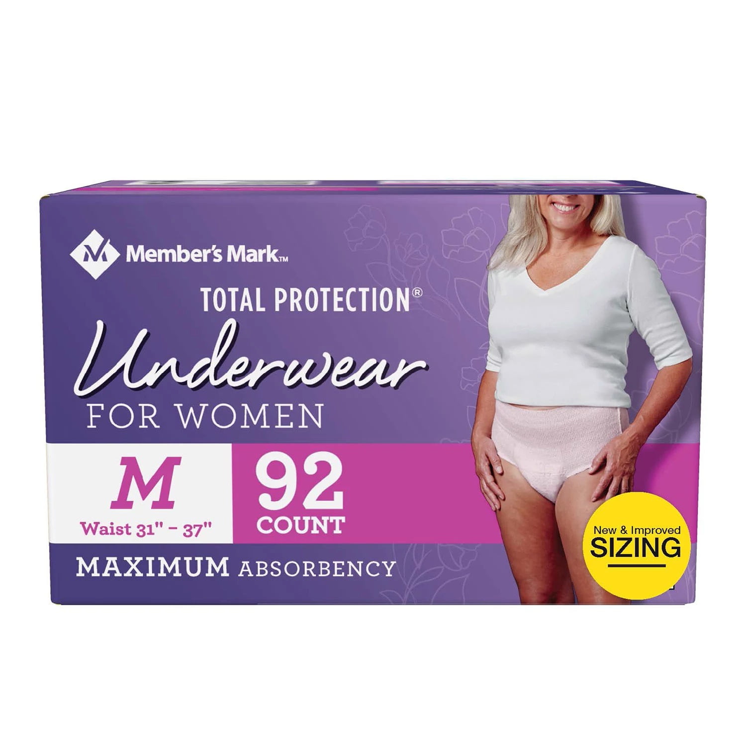 Member's Mark Total Protection Incontinence Underwear for Men (Choose Your  Size) - Sam's Club
