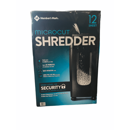 Member's Mark 12-Sheet Micro-Cut Shredder