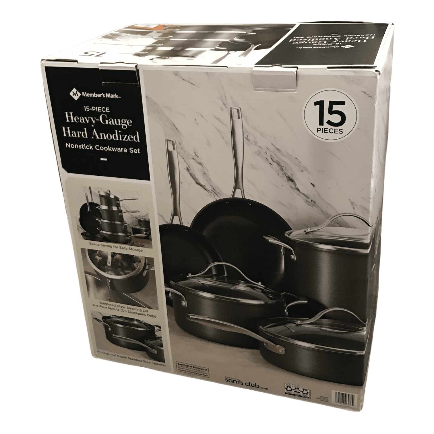 Non Stick Sam's Club Dutch Oven Set Member's Mark 15-Piece