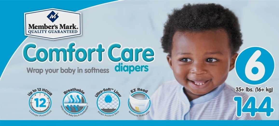 Comfort care hotsell diapers size 1