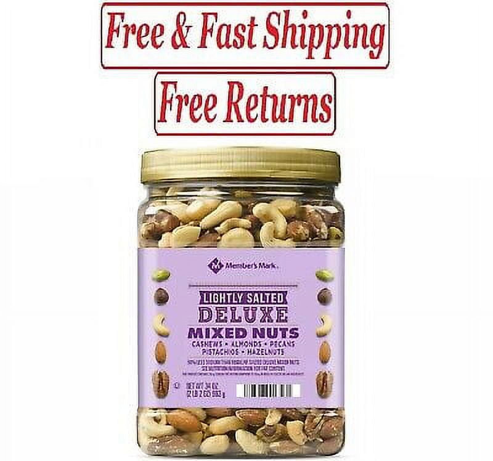 Member‘s Mark Lightly Salted Deluxe Mixed Nuts (34oz)