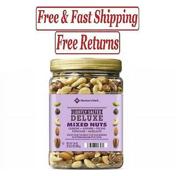 Member‘s Mark Lightly Salted Deluxe Mixed Nuts (34oz)