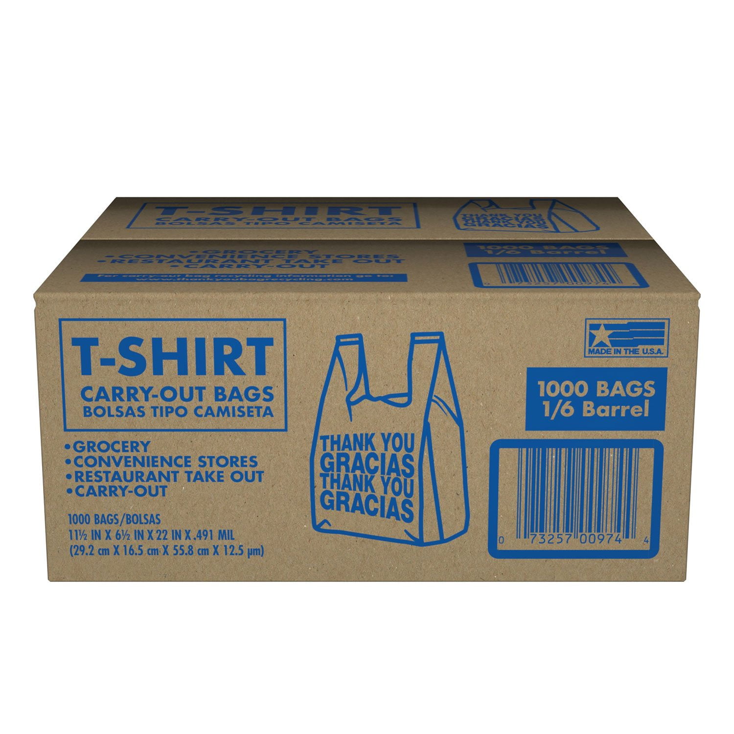 Member's Mark T-Shirt Carry-Out Bags (1,000 Count)