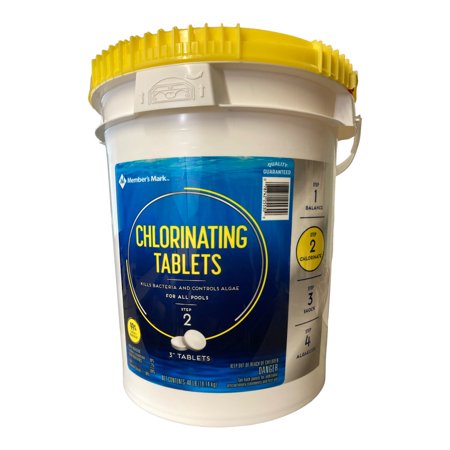 Members Mark Chlorinating Tablets 40LB 3" Tablets.