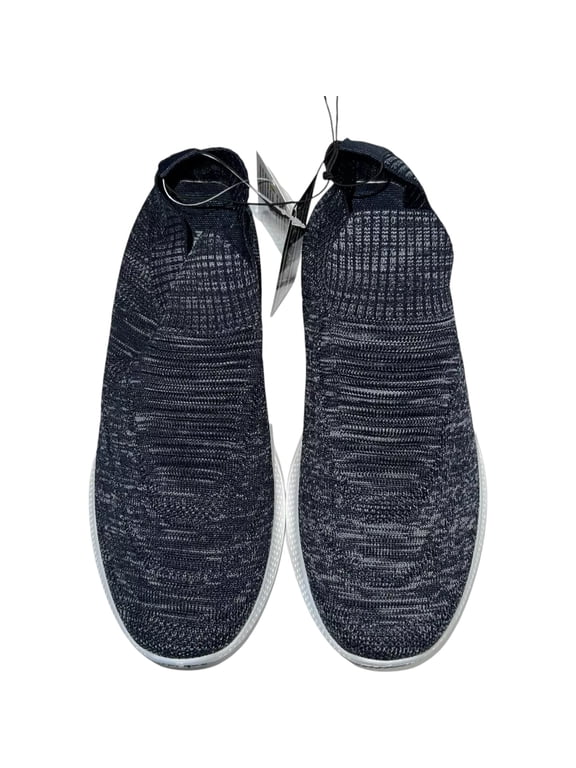 Light Weight Breathable Sneakers Navy Mens 10 Knit Slip On NEW