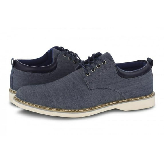 Members Only Men's Chambray Oxford Shoes-13-NAVY