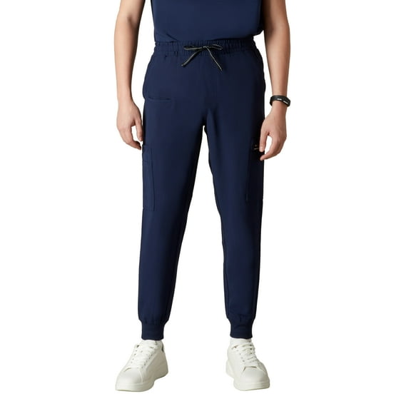 Members Only Men's London Jogger Cargo Scrub Pants - Navy - M