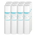 thumbnail image 1 of Membrane Solutions 1 Micron Sediment Water Filter Replacement Polypropylene Cartridge 20" x 2.5" for Whole House Filter System - 12 Pack, 1 of 9