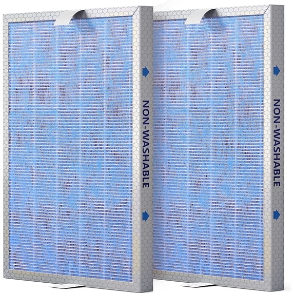 Membrane Solutions Genuine MSA3 Replacement Filter, Technology 3-in-1 HEPA Filter for MSA3S MSA3W Air Purifier, Pack of 2