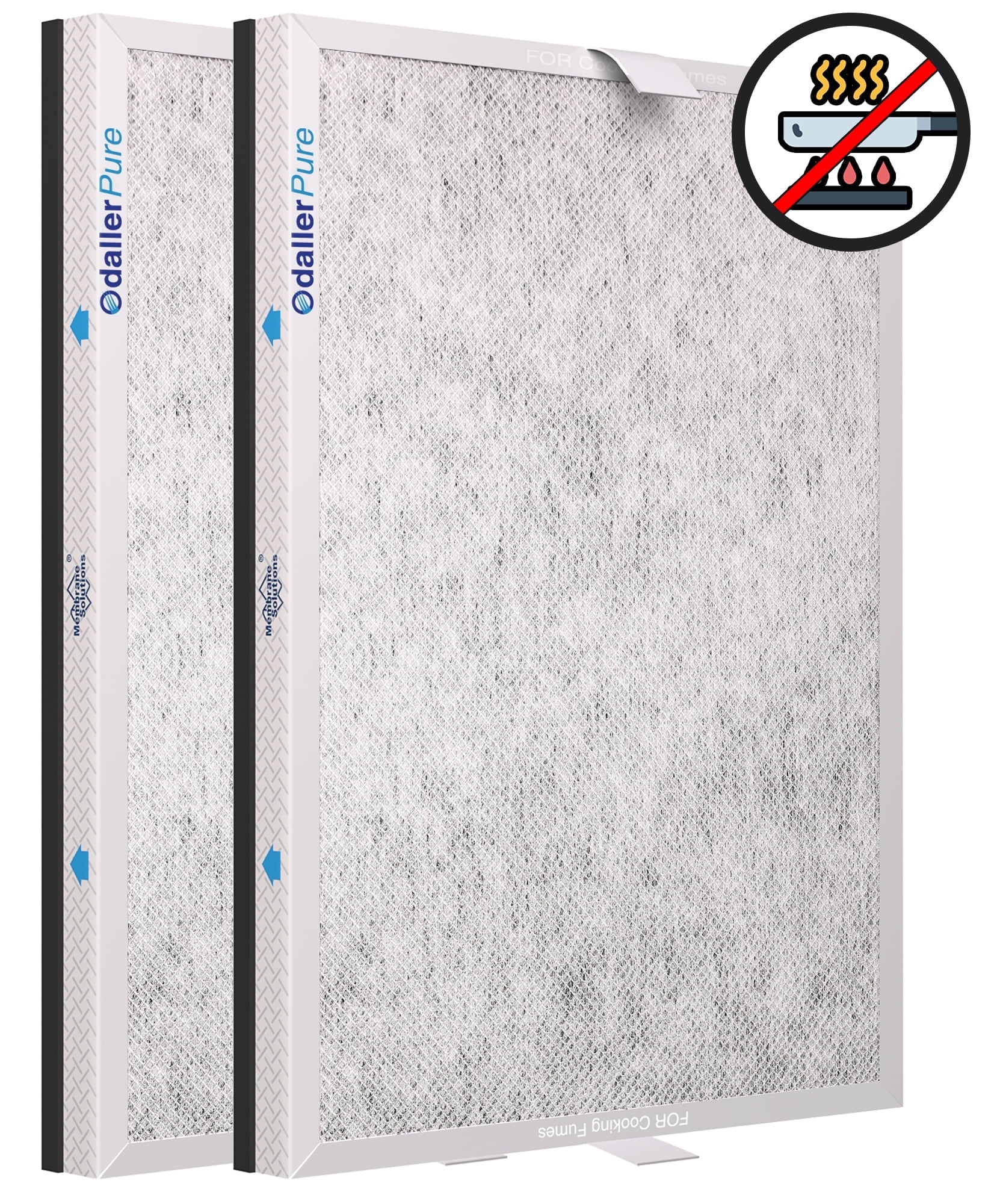 Membrane Solutions MSA3 3-in-1 HEPA Air Filter, OdallerPure Technology, Pack of 2