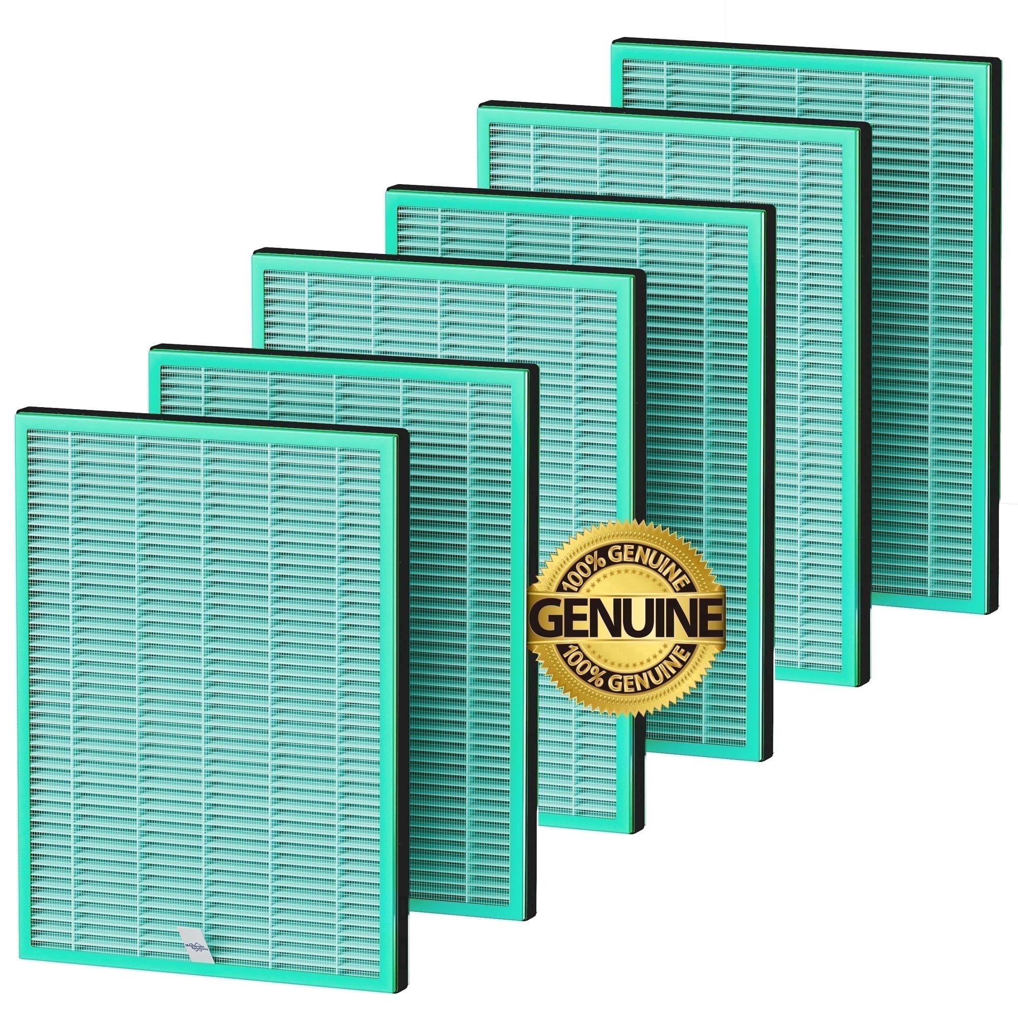 Membrane Solutions MSA3 Pet Allergy Replacement Filter, Technology 3-in-1 HEPA Filter for MSA3S MSA3W Air Purifier, Pack of 6
