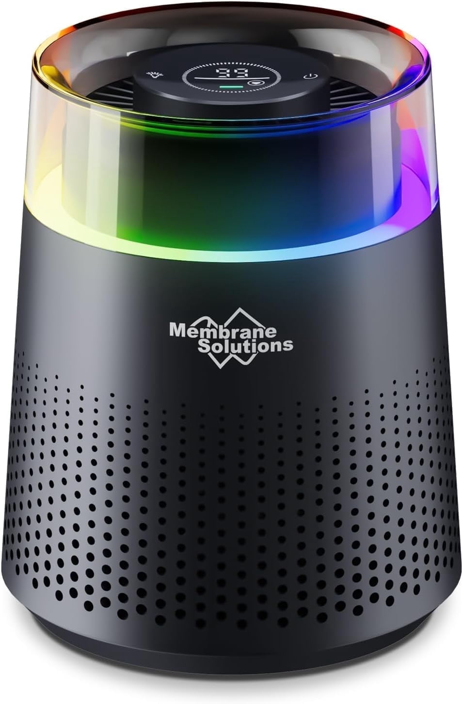 Membrane Solutions MSB5W 215 Sq Ft HEPA Air Purifier for Home Room, Smart Purificador,Remove 99.97% of Particles and Air Pollution,Black