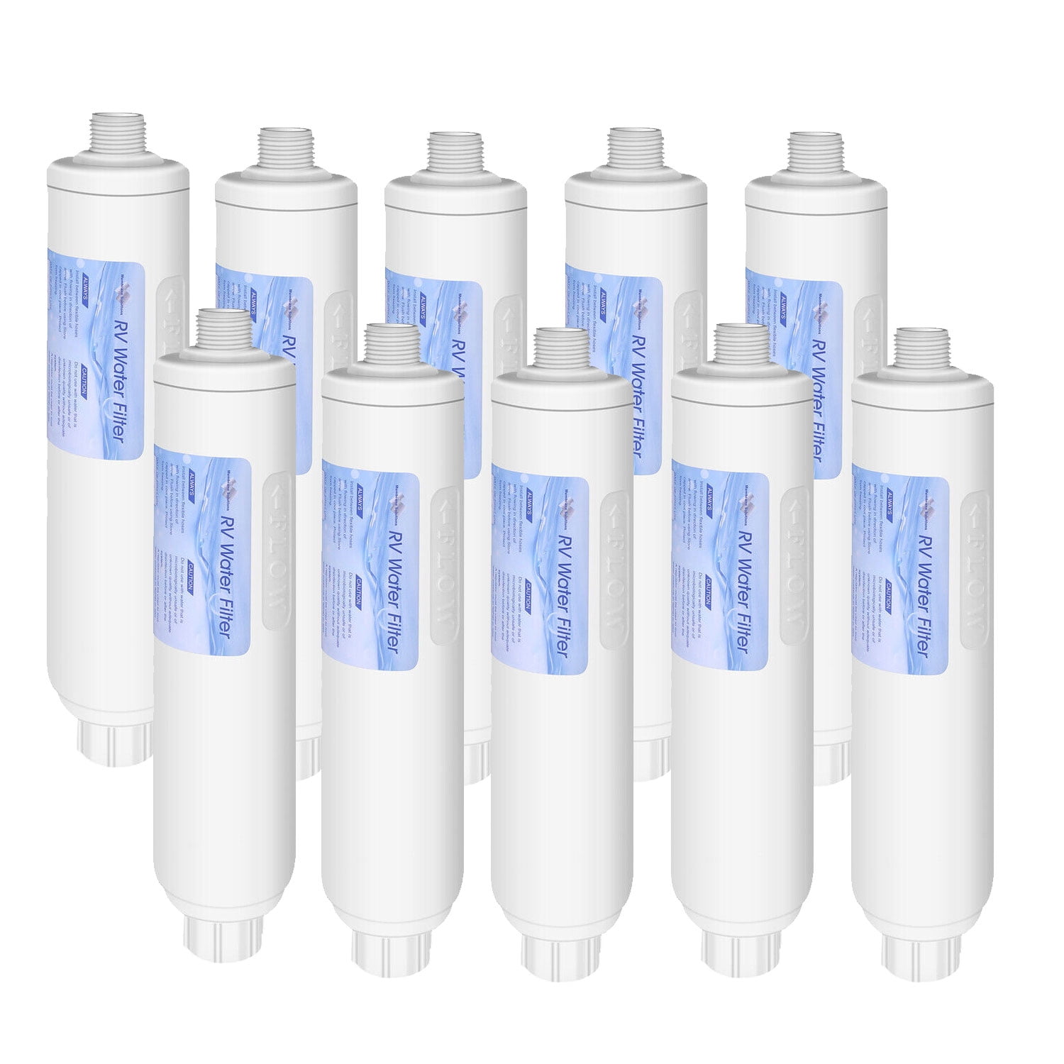 RV/Marine Water Filter (KDF) - w / Flexible Hose Protector, LLC