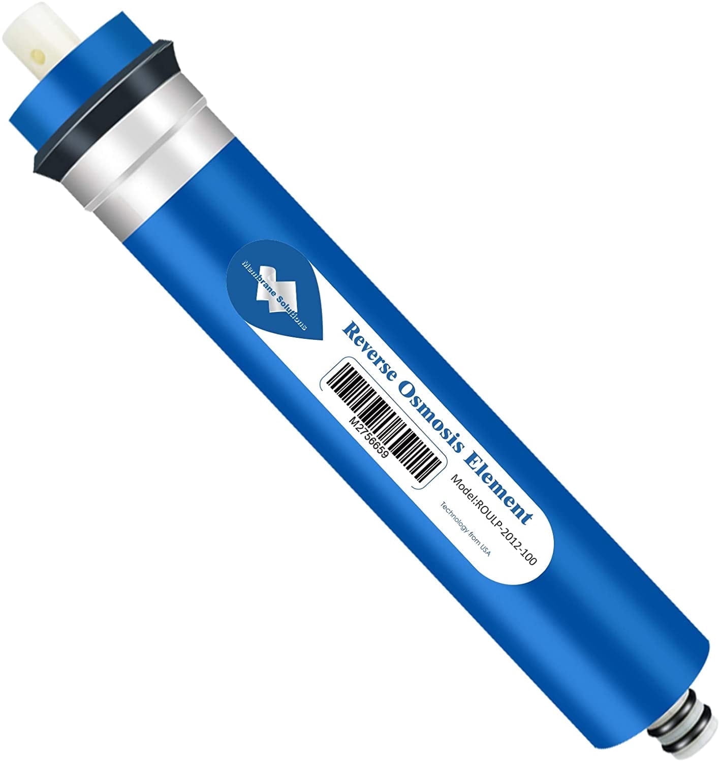 Membrane Solutions Reverse Osmosis Membrane 100G RO Membrane Water Filter Replacement for Under Sink and Reverse Osmosis System, 1 Pack