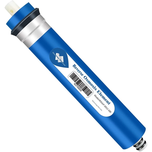 Membrane Solutions Reverse Osmosis Membrane 100G RO Membrane Water Filter Replacement for Under Sink and Reverse Osmosis System, 1 Pack