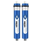 Membrane Solutions Reverse Osmosis Membrane 150G RO Membrane Water Filter Replacement for Under Sink and Reverse Osmosis System, 2 Pack
