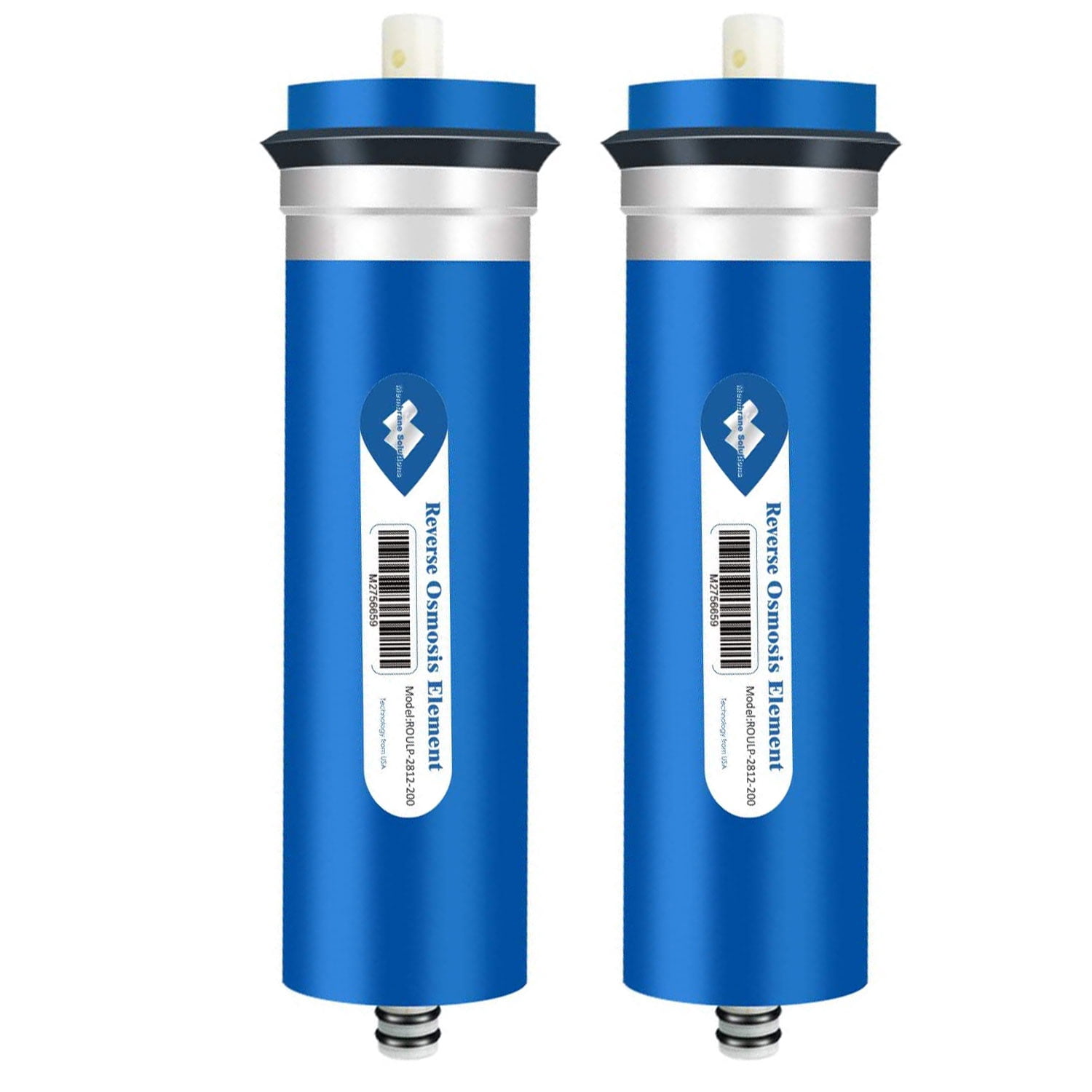 Membrane Solutions Reverse Osmosis Membrane 200G RO Membrane Water Filter Replacement for Under Sink and Reverse Osmosis System, 2 Pack