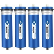 Membrane Solutions Reverse Osmosis Membrane 600G RO Membrane Water Filter Replacement for Under Sink and Reverse Osmosis System, 4 Pack