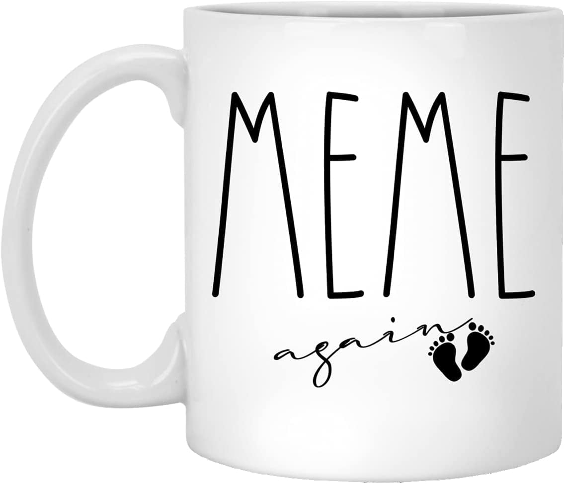 Meme Again Mug, Meme Again Pregnancy Announcement, Meme Reveal, Meme To