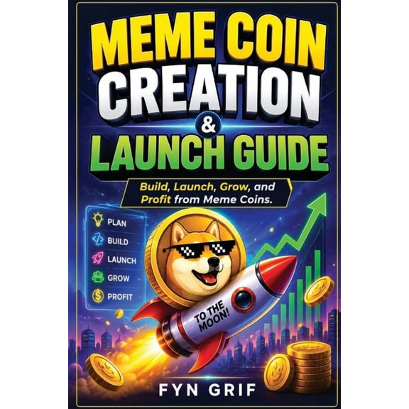 Meme Coin Creation & Launch Guide: Build, Launch, Grow, and Profit from Meme Coins, (Paperback)