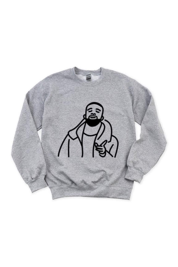 Meme Face Funny Internet Viral Humor Sarcastic Reaction Sweatshirt, for men & women, up to size 5XL