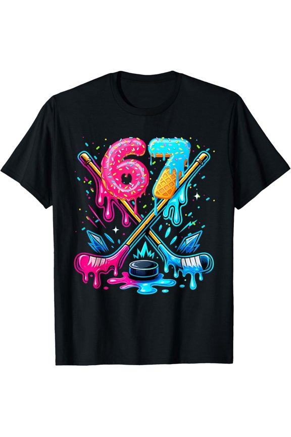 Meme Ice Hockey Graphics T-Shirt