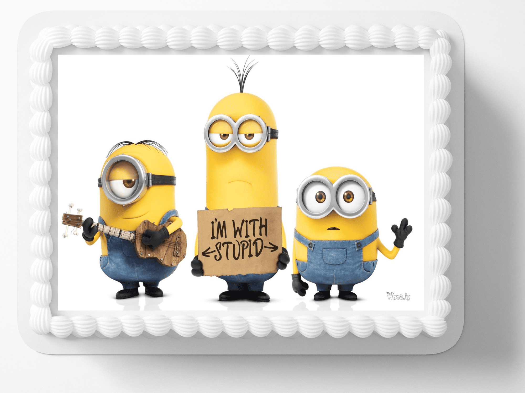 Funny Meme Minions Birthday Edible Image Cake Decoration Edible Photo Picture For Your Cake Birthday Party DIY Frosting Sheet Cake Toppers