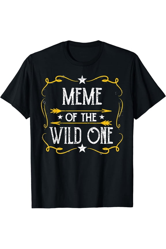Meme Of The Wild One T-Shirt Black Small
