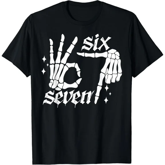 Meme Skeleton Hands Sign 67 Lets Get Sendy Funny Unisex T-Shirt ,up to size 5XL