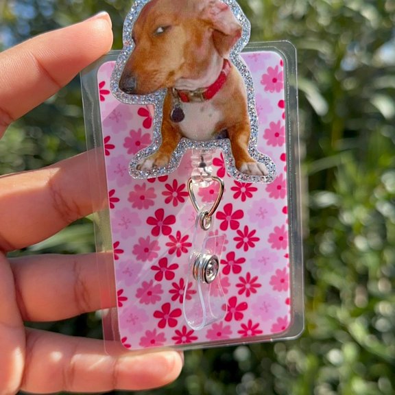 Meme dog badge reel | funny meme badge reel | Nurse badge reel | retractable badge reel | student Nurse gift | coworker gift |cute badge
