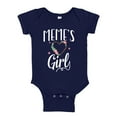 thumbnail image 1 of Meme's Girl Baby Bodysuit One Piece 18 mo Navy Blue, 1 of 3