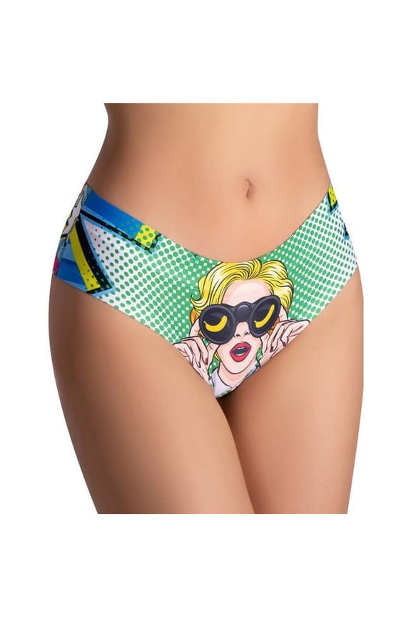 Mememe Comics Curious Girl Printed Slip Lg