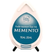 Memento Dew Drop Dye Ink Pad-Teal Zeal
