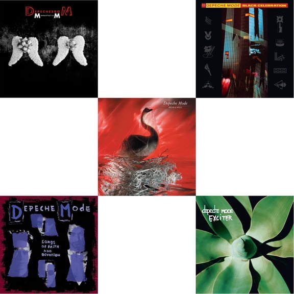 Memento Mori (2LP/180G/Translucent Red Vinyl/Side D Etching) & Songs Of Faith & Devotion & Speak & Spell & Black Celebration & Exciter (2LP)