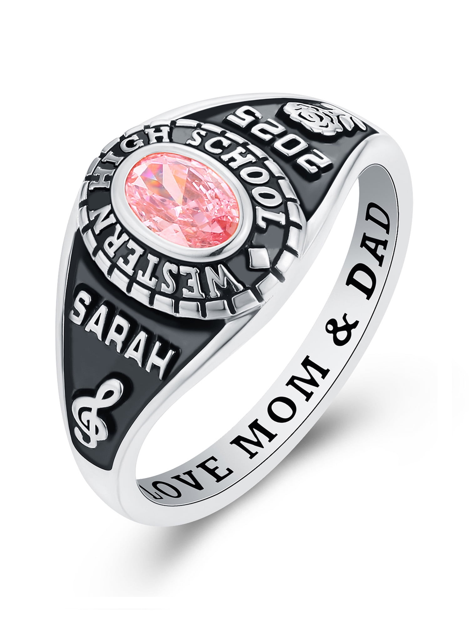 Sterling silver class rings outlet