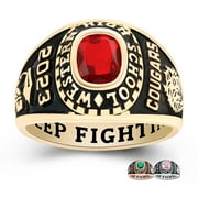 Mementos Jewelry USA Customized Ultimate Sterling Silver Class Rings for Women High School College