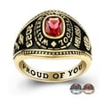 thumbnail image 1 of Mementos PJM Custom Women's Class Rings for High School or College-Sterling Silver 925/Gold, 1 of 5